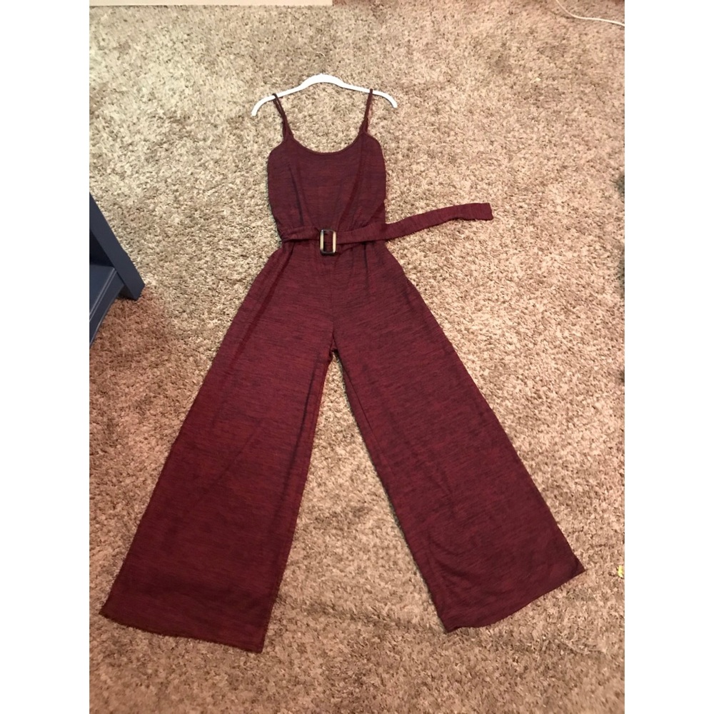 NWT maroon jumpsuit